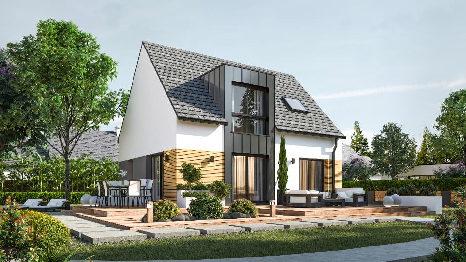 Maison neuve - Terrain à bâtir Berné (56240) à Berné (56), prix 284 500 €