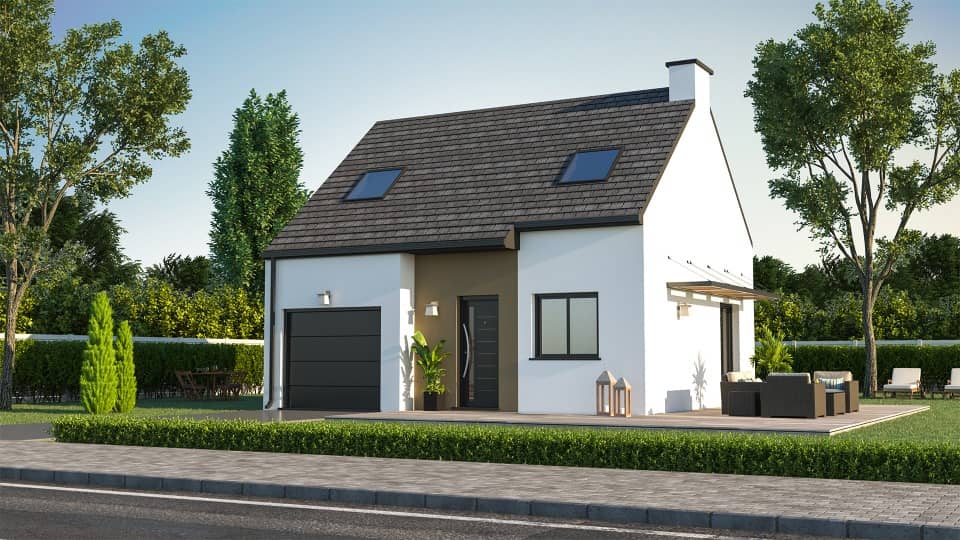 Maison neuve - Terrain à bâtir Guénin (56150) à Guénin, prix 184 000 €