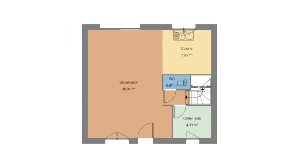 Maison neuve - Terrain à bâtir () à Auray (56), prix 334 400 €