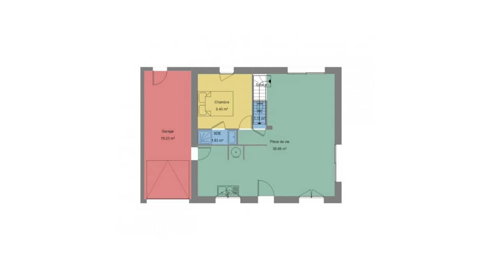 Maison neuve - Terrain à bâtir () à Auray (56), prix 455 100 €