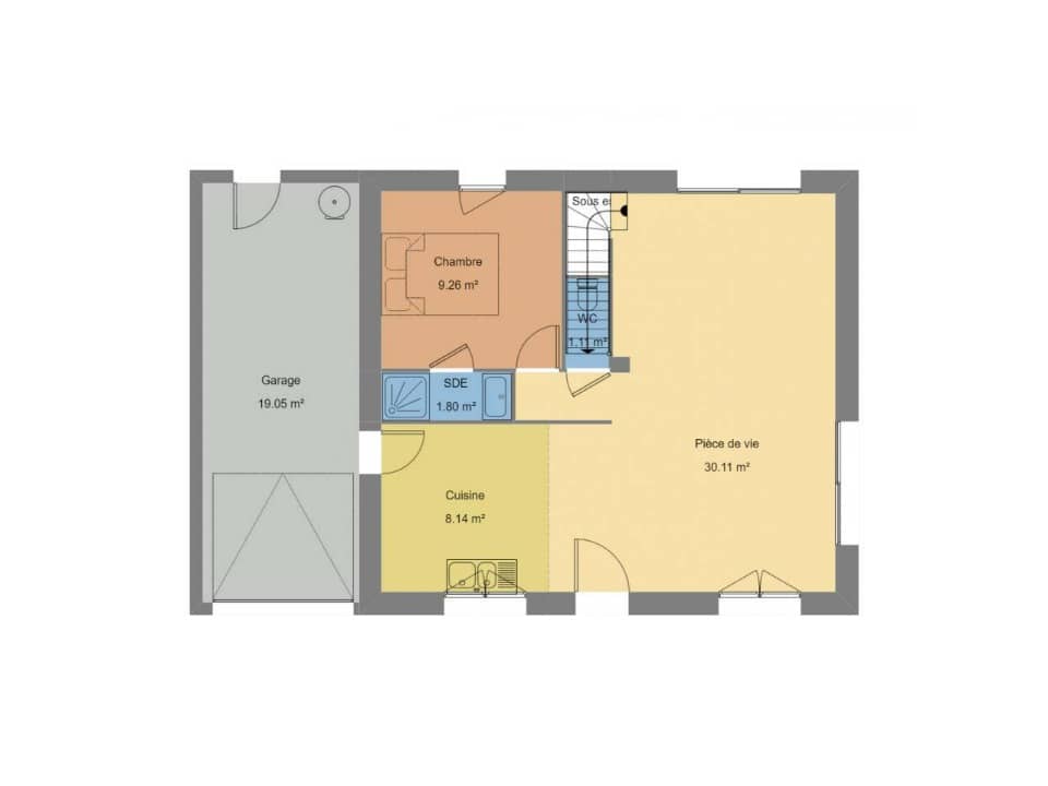 Maison neuve - Terrain à bâtir () à Pont-Scorff, prix 408 400 €