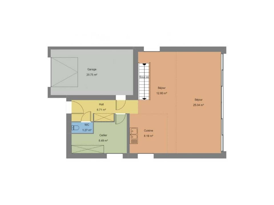 Maison neuve - Terrain à bâtir  () à Pont-Scorff (56), prix 432 250 €