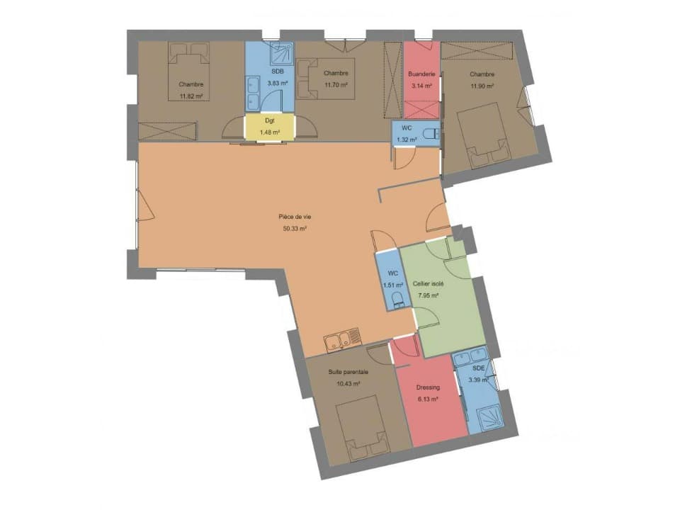 Maison neuve - Terrain à bâtir () à Riantec (56), prix 391 200 €