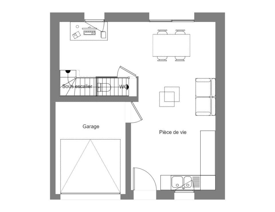 Maison neuve - Terrain à bâtir () à Pluvigner (56), prix 256 900 €