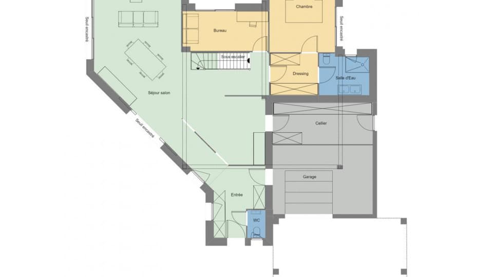 Maison neuve - Terrain à bâtir () à Cléguer (56), prix 399 600 €