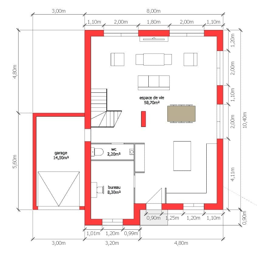 Maison neuve - Terrain à bâtir  () à Vieille-Église-en-Yvelines (78), prix 457 800 €