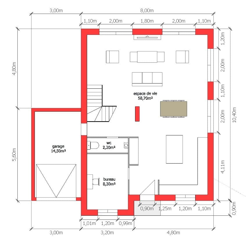 Maison neuve - Terrain à bâtir () à Vieille-Église-en-Yvelines (78), prix 457 800 €