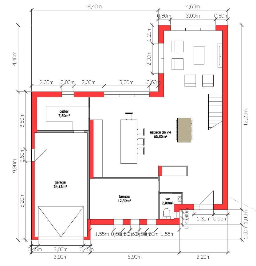Maison neuve - Terrain à bâtir () à Sonchamp (78), prix 580 000 €