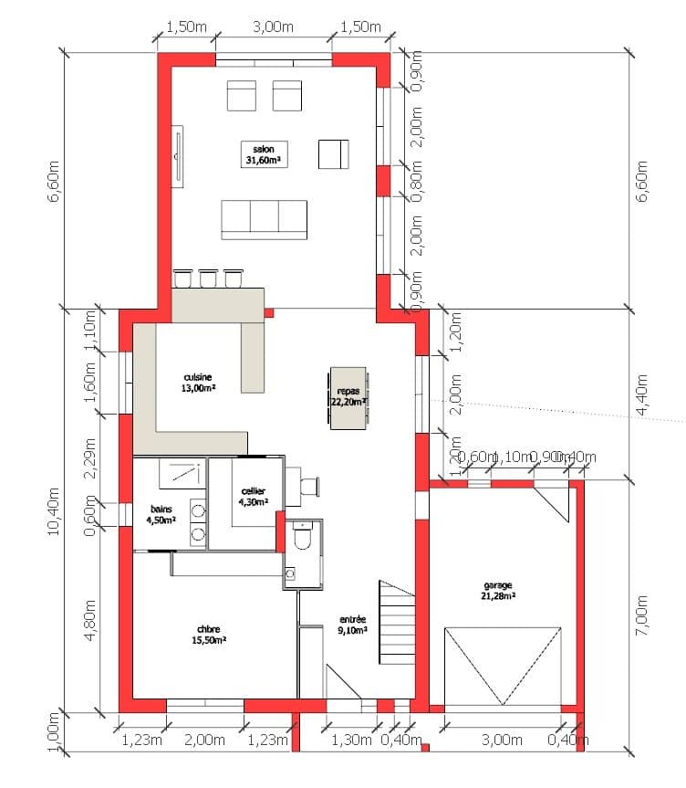 Maison neuve - Terrain à bâtir  () à Gazeran (78), prix 698 000 €