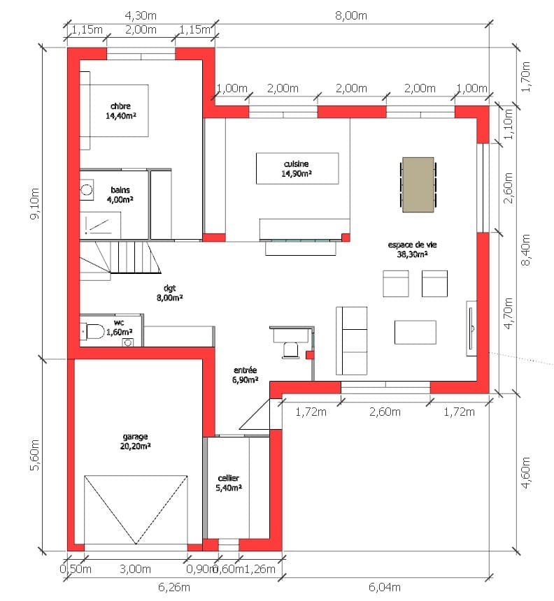 Maison neuve - Terrain à bâtir () à Gazeran (78), prix 650 000 €