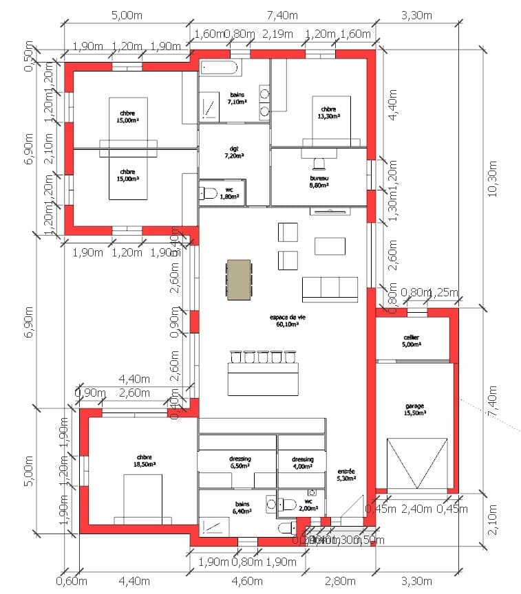 Maison neuve - Terrain à bâtir () à Poigny-la-Forêt (78), prix 775 000 €