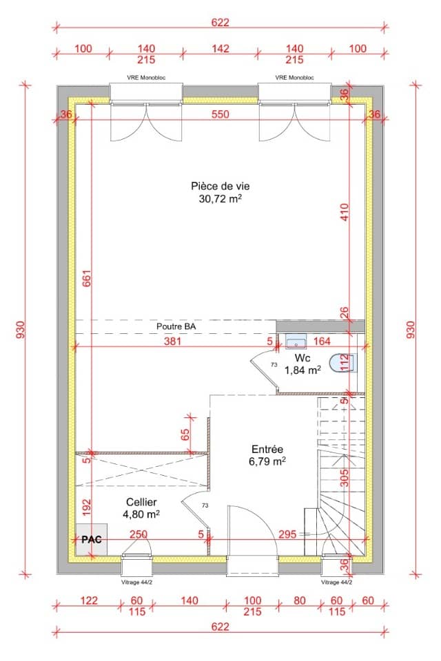 Maison neuve - Terrain à bâtir () à Bezons (95), prix 405 000 €