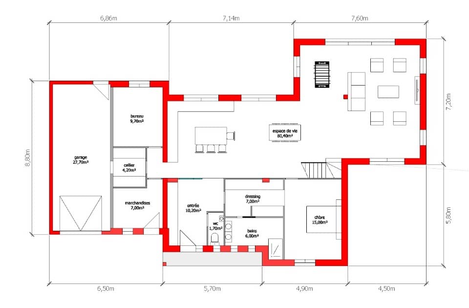 Maison neuve - Terrain à bâtir Clairefontaine-en-Yvelines (78120) à Clairefontaine-en-Yvelines (78), prix 785 000 €