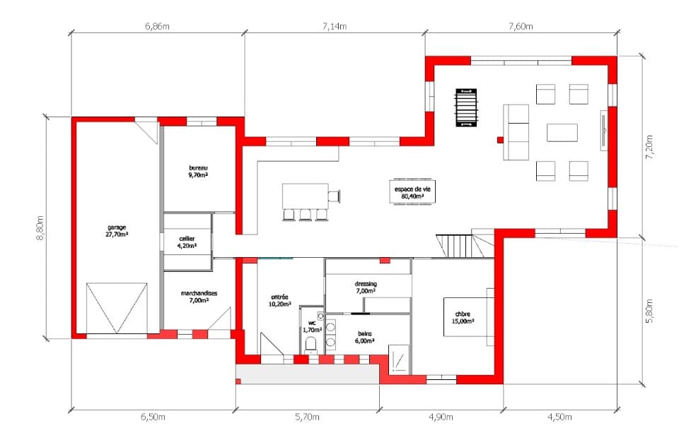 Maison neuve - Terrain à bâtir Montfort-l'Amaury (78490) à Montfort-l'Amaury (78), prix 910 000 €