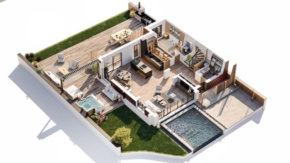 Maison neuve - Terrain à bâtir Montfort-l'Amaury (78490) à Montfort-l'Amaury (78), prix 1 220 000 €
