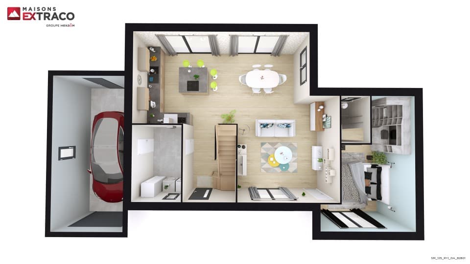 Maison neuve - Terrain à bâtir Saint-André-de-l'Eure (27220) à Saint-André-de-l'Eure (27), prix 292 300 €