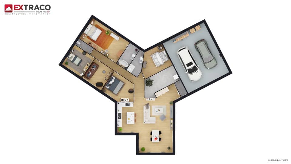 Maison neuve - Terrain à bâtir Émalleville (27930) à Émalleville, prix 359 192 €