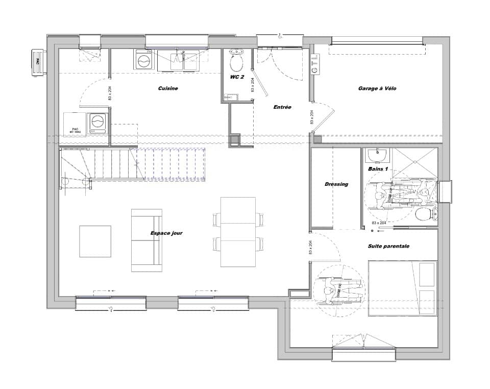 Maison neuve - Terrain à bâtir Évreux (27000) à Évreux, prix 336 775 €