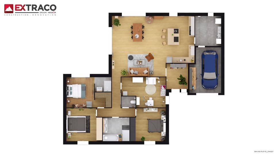 Maison neuve - Terrain à bâtir La Forêt-du-Parc (27220) à La Forêt-du-Parc, prix 328 030 €