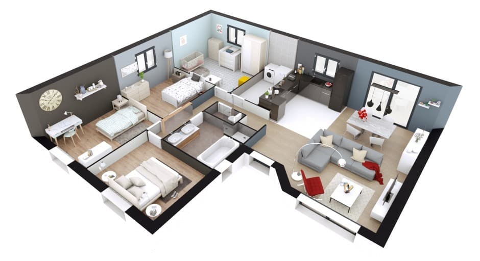 Maison neuve - Terrain à bâtir Saint-Christophe-sur-Avre (27820) à Saint-Christophe-sur-Avre (27), prix 226 300 €