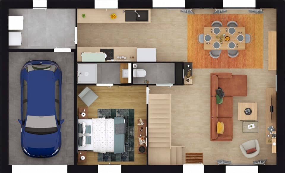 Maison neuve - Terrain à bâtir Avernes (95450) à Avernes (95), prix 305 500 €