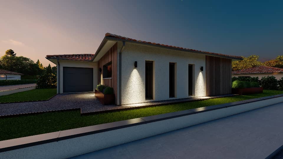 Maison neuve - Terrain à bâtir Marcenais (33620) à Marcenais (33), prix 252 000 €