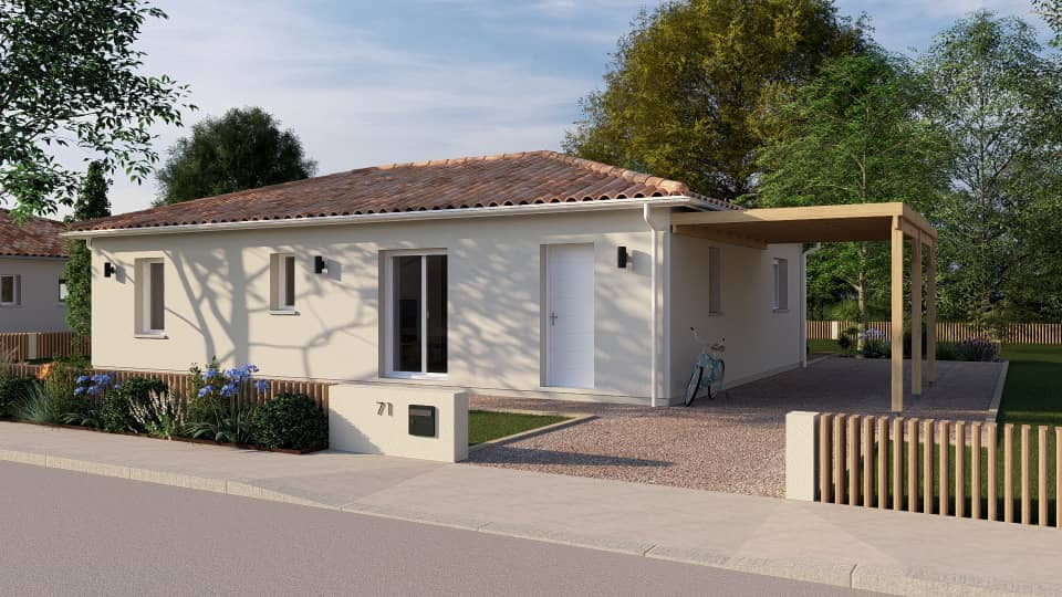 Maison neuve - Terrain à bâtir Villegouge (33141) à Villegouge, prix 220 000 €