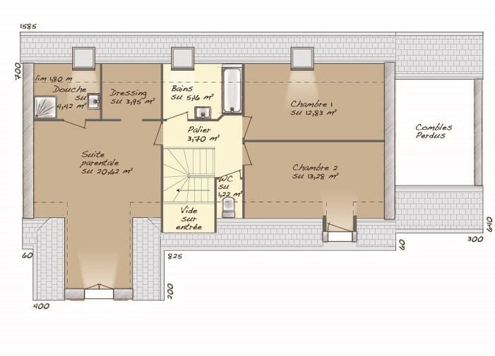 Maison neuve - Terrain à bâtir () à Penchard (77), prix 384 500 €