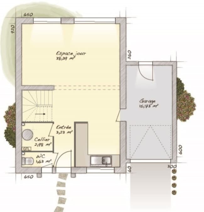 Maison neuve - Terrain à bâtir () à Gagny (93), prix 395 206 €