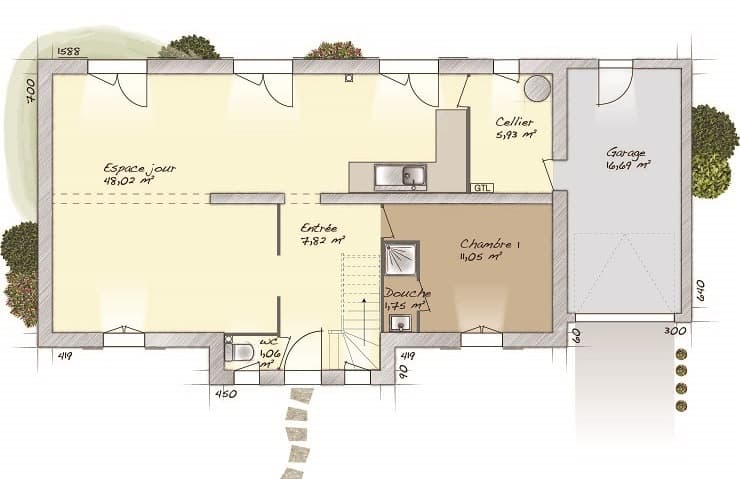 Maison neuve - Terrain à bâtir Soisy-sous-Montmorency (95230) à Soisy-sous-Montmorency (95), prix 553 000 €