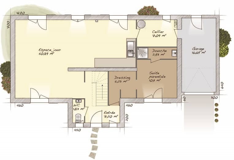 Maison neuve - Terrain à bâtir  () à Grisy-les-Plâtres (95), prix 535 000 €