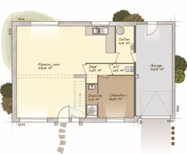 Maison neuve - Terrain à bâtir Bazemont (78580) à Bazemont (78), prix 349 000 €