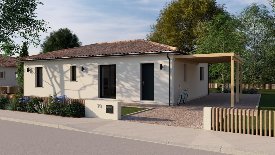 Maison neuve - Terrain à bâtir Nérac (47600) à Nérac (47), prix 224 100 €