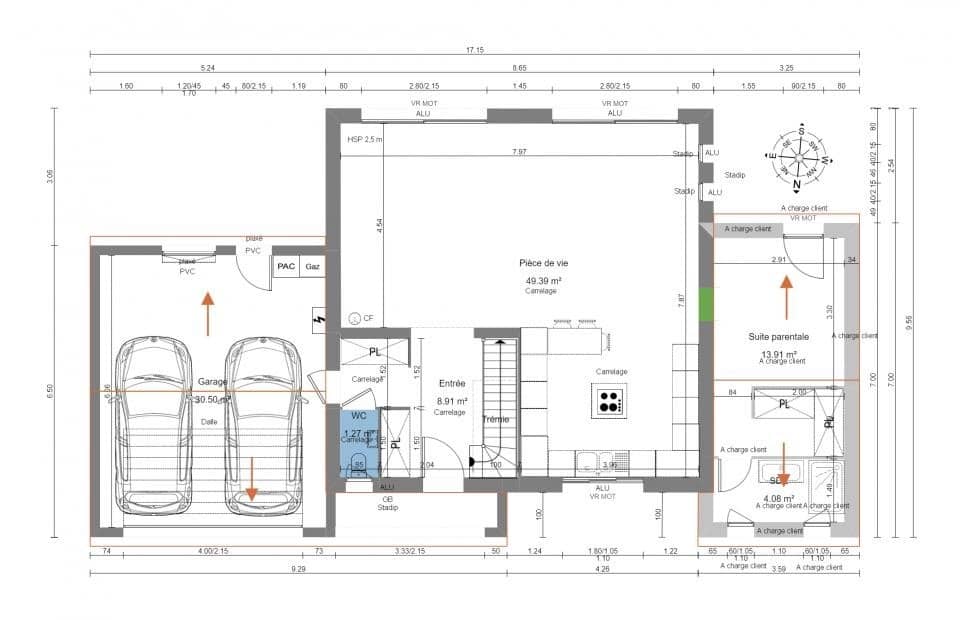 Maison neuve - Terrain à bâtir Saclas (91690) à Saclas (91), prix 389 000 €