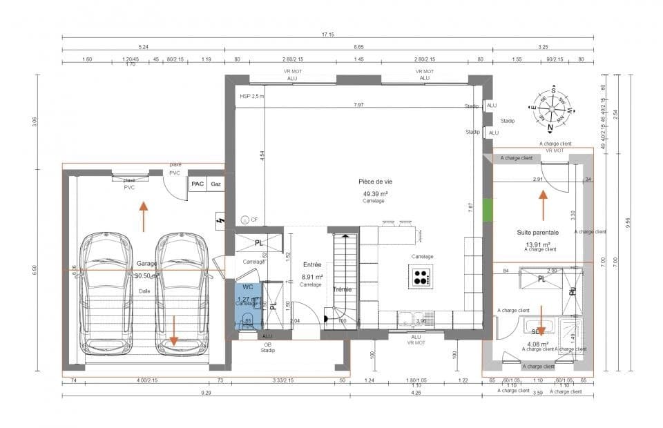 Maison neuve - Terrain à bâtir Saclas (91690) à Saclas (91), prix 389 000 €