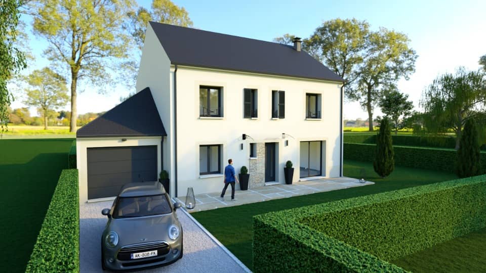 Maison neuve - Terrain à bâtir Ballancourt-sur-Essonne (91610) à Ballancourt-sur-Essonne (91), prix 343 000 €