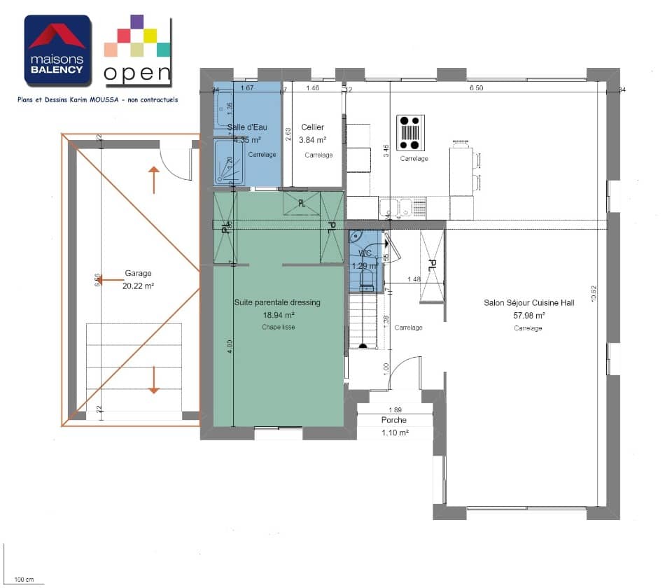 Maison neuve - Terrain à bâtir Fontenay-lès-Briis (91640) à Fontenay-lès-Briis (91), prix 438 000 €