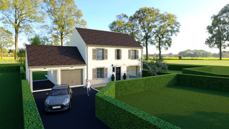 Maison neuve - Terrain à bâtir Milly-la-Forêt (91490) à Milly-la-Forêt (91), prix 408 000 €