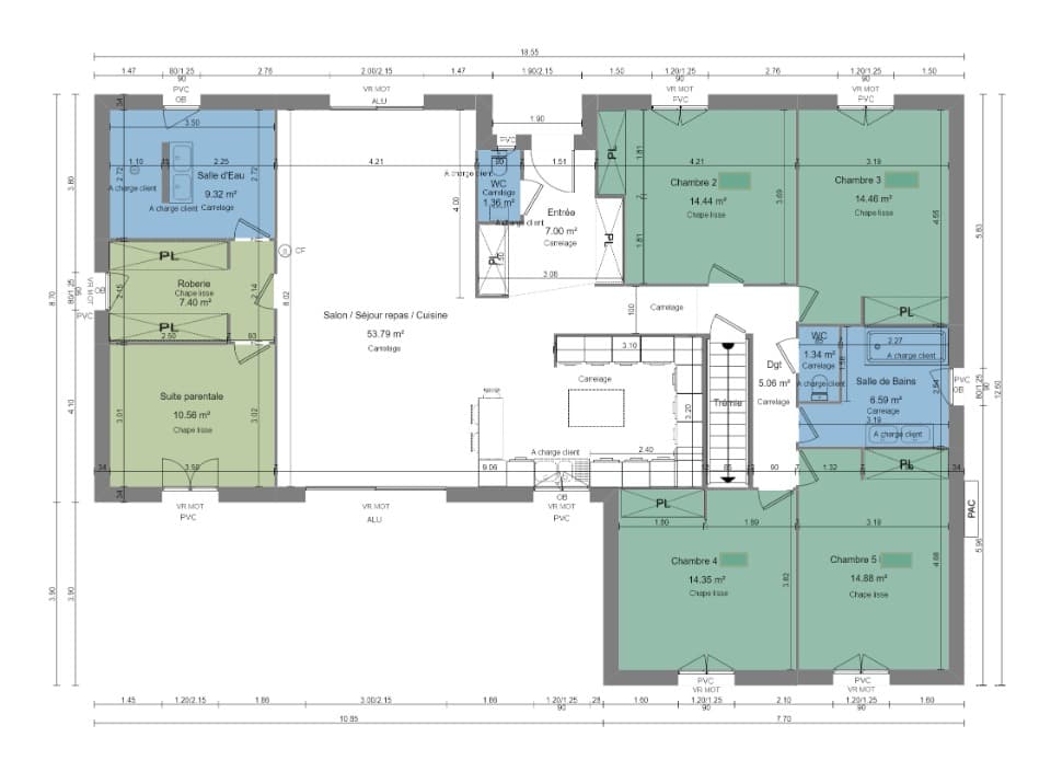 Maison neuve - Terrain à bâtir Saint-Vrain (91770) à Saint-Vrain (91), prix 423 600 €