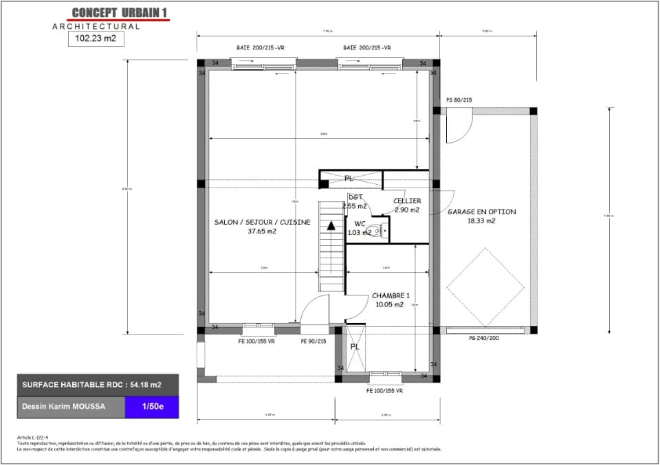 Maison neuve - Terrain à bâtir Breux-Jouy (91650) à Breux-Jouy (91), prix 305 500 €