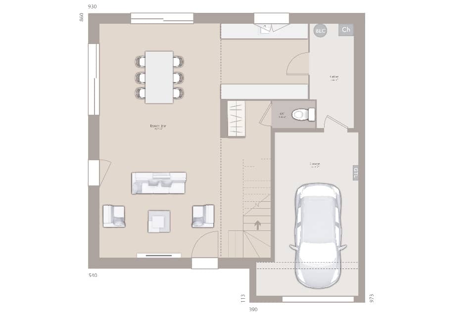 Maison neuve - Terrain à bâtir () à Vénissieux (69), prix 308 000 €