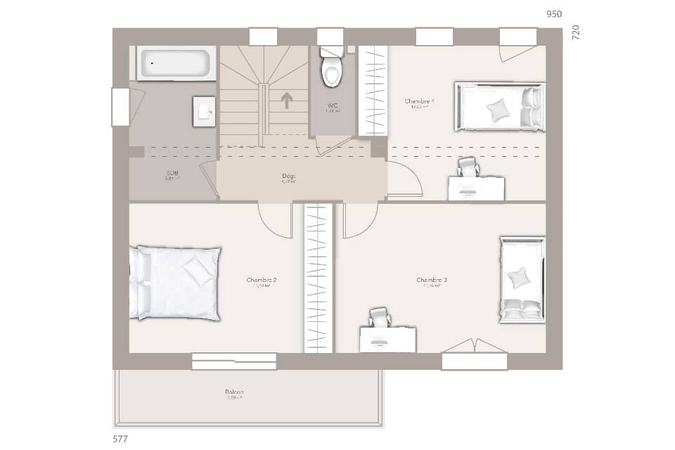 Maison neuve - Terrain à bâtir  () à Vénissieux (69), prix 369 778 €