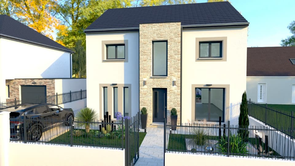 Maison neuve - Terrain à bâtir Saint-Leu-la-Forêt (95320) à Saint-Leu-la-Forêt (95), prix 663 000 €