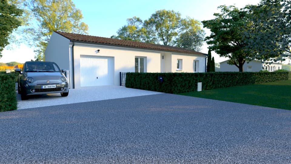 Maison neuve - Terrain à bâtir Colombiers (17460) à Colombiers (17), prix 199 000 €