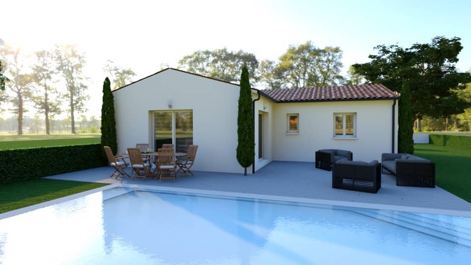 Maison neuve - Terrain à bâtir Fontcouverte (17100) à Fontcouverte (17), prix 225 000 €