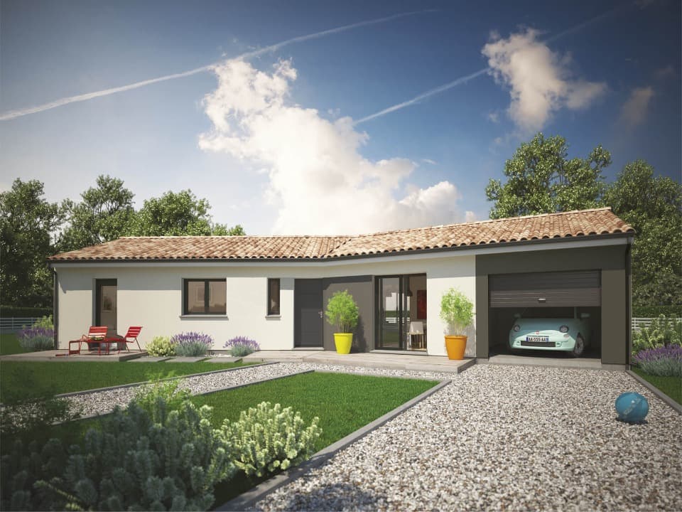 Maison neuve - Terrain à bâtir Fontcouverte (17100) à Fontcouverte (17), prix 236 000 €