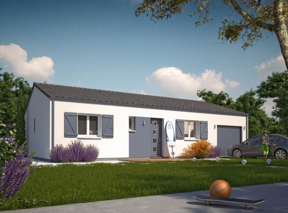 Maison neuve - Terrain à bâtir Beauvais-sur-Matha (17490) à Beauvais-sur-Matha (17), prix 173 800 €