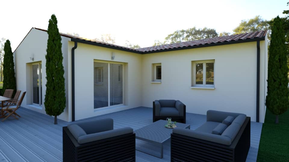 Maison neuve - Terrain à bâtir Lonzac (17520) à Lonzac (17), prix 212 000 €