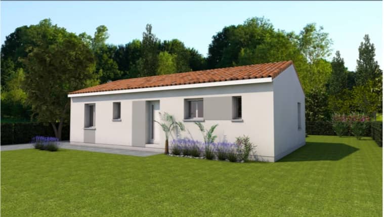 Maison neuve - Terrain à bâtir Lonzac (17520) à Lonzac (17), prix 171 000 €
