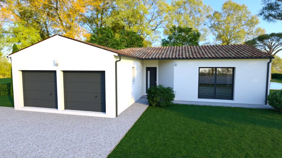 Maison neuve - Terrain à bâtir Champagnolles (17240) à Champagnolles (17), prix 272 000 €